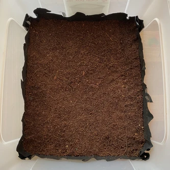 Liner inside the tub cut off on the sides